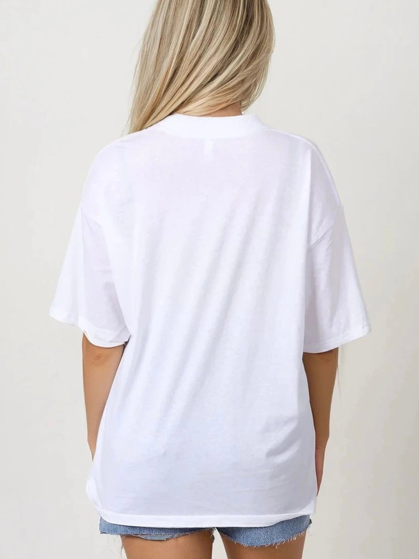 CUTE LABUBU - Ladies Printed T-Shirt In White (CLEARANCE)