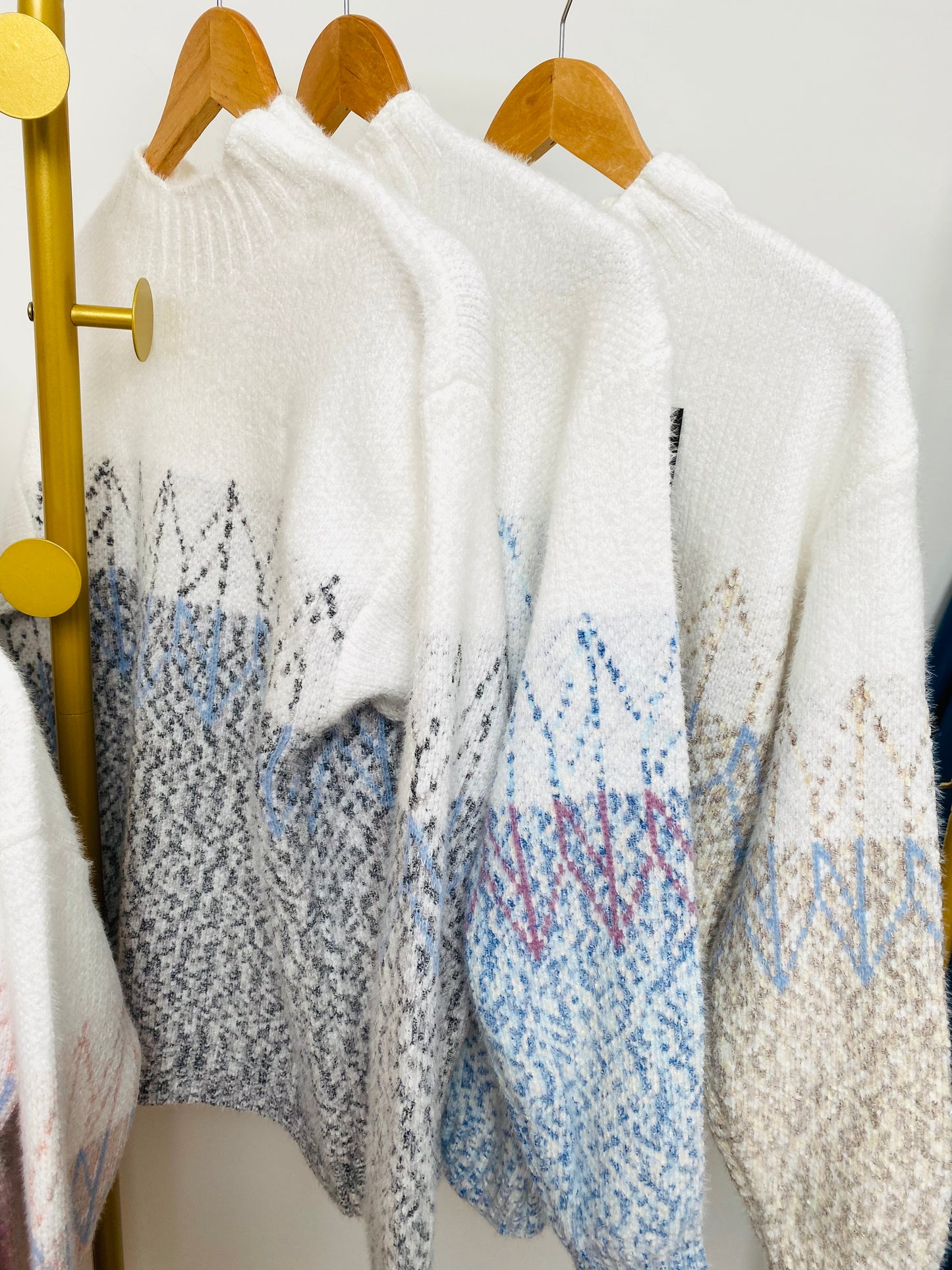 ASPEN - Soft Two Tone Fairisle Jumper