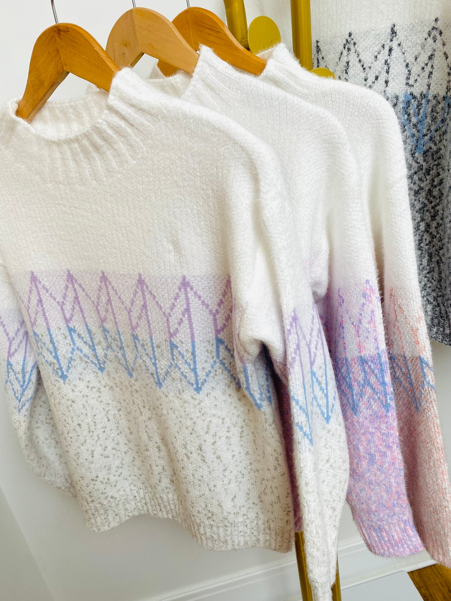 ASPEN - Soft Two Tone Fairisle Jumper
