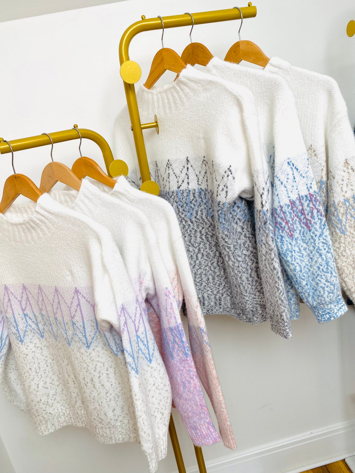 ASPEN - Soft Two Tone Fairisle Jumper