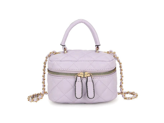 TABBIE - Lilac Small Quilted Bag