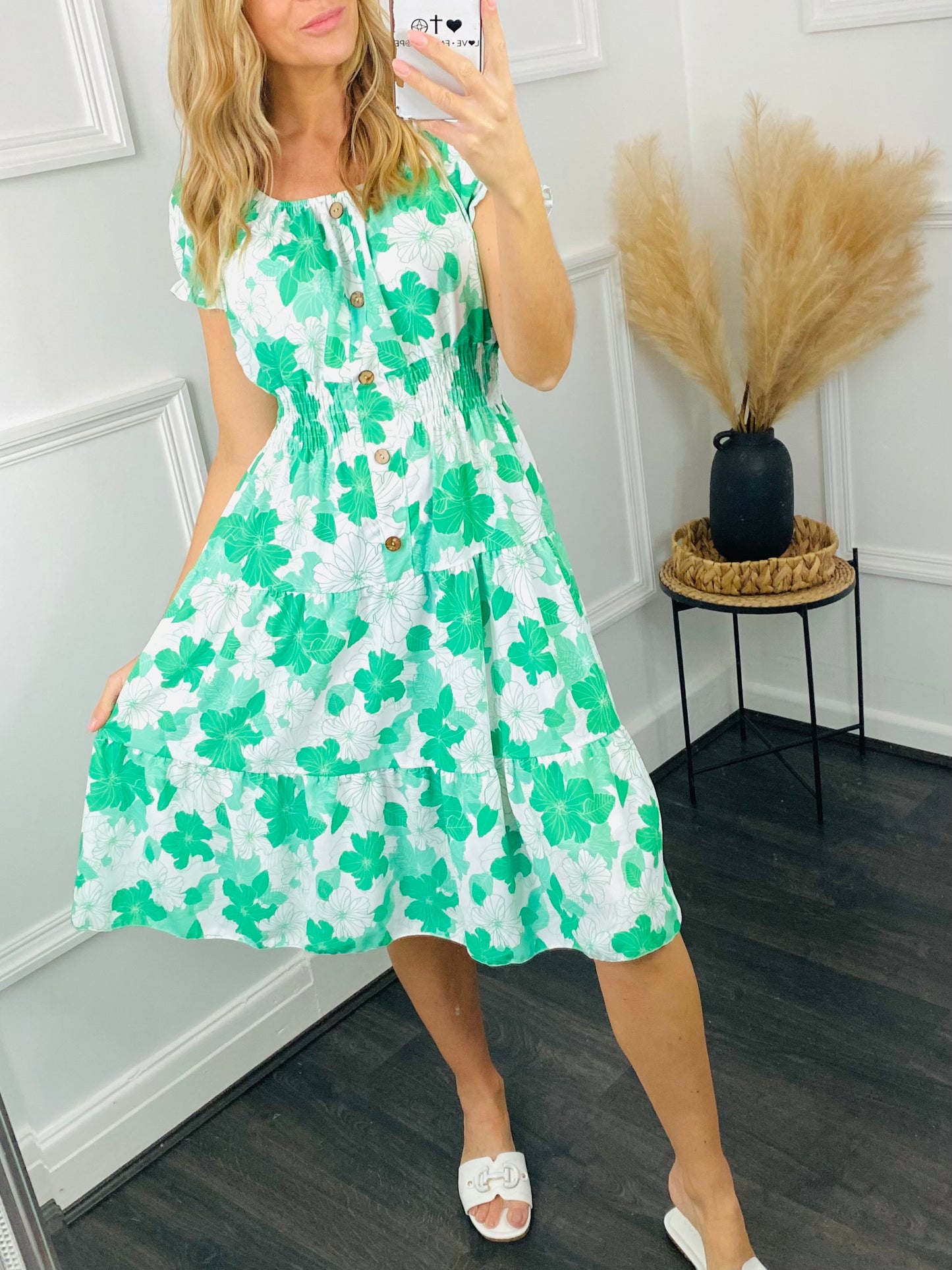 IREE - Green Floral Dress