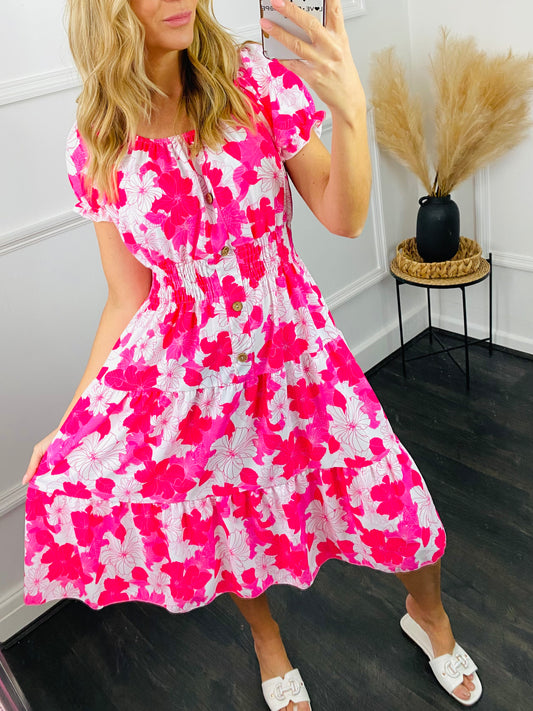 IREE - Pink Floral Dress