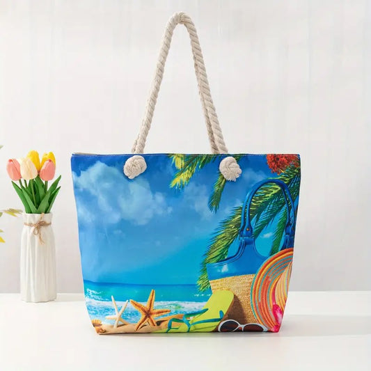 TROPICAL - Large Beach Bag