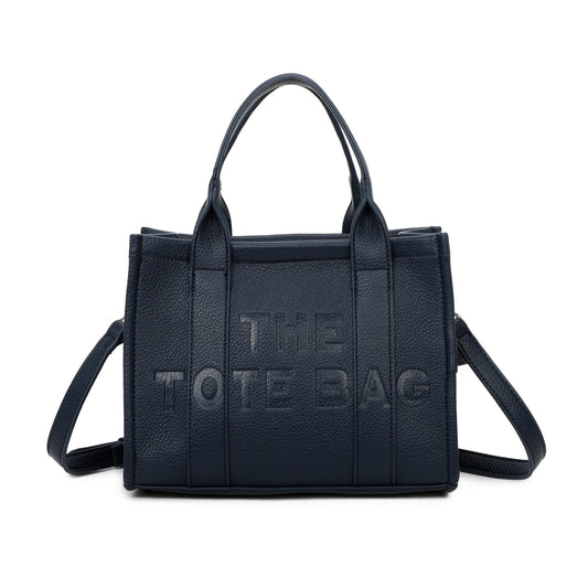 MERCY - NAVY Small Tote Bag