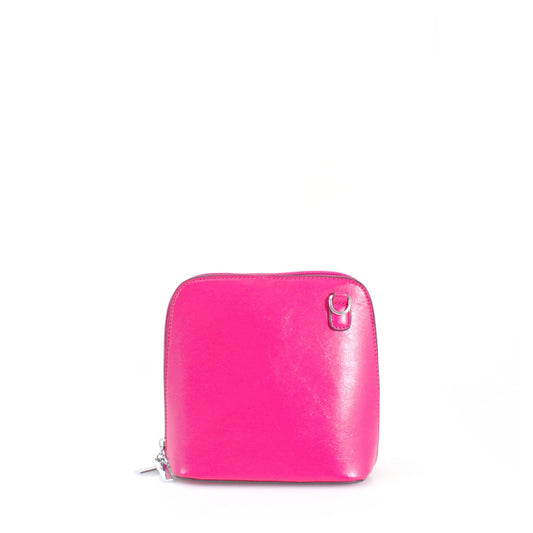 PEYTON - Hot Pink Structured Cross Body Bag