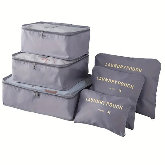 TRAVEL - Grey Laundry Bag Set